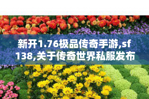 新开1.76极品传奇手游,sf138,关于传奇世界私服发布网的探讨