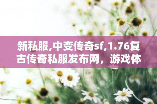 新私服,中变传奇sf,1.76复古传奇私服发布网，游戏体验与安全并行的探索