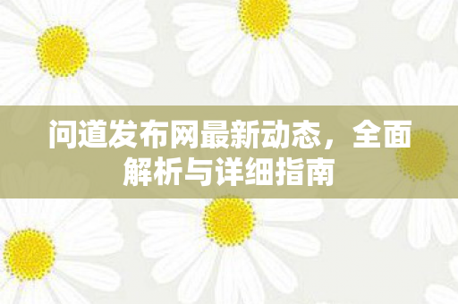 问道发布网最新动态，全面解析与详细指南