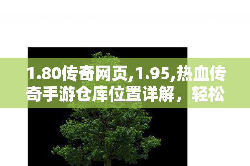 1.80传奇网页,1.95,热血传奇手游仓库位置详解，轻松找到你的宝藏空间