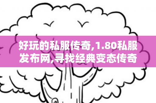 好玩的私服传奇,1.80私服发布网,寻找经典变态传奇，游戏攻略、特1玩法与全面解析
