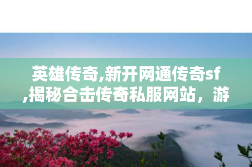 英雄传奇,新开网通传奇sf,揭秘合击传奇私服网站，游戏体验的1捷径