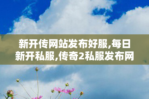 新开传网站发布好服,每日新开私服,传奇2私服发布网，游戏玩家必知的全面解析