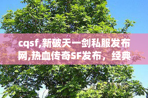 cqsf,新破天一剑私服发布网,热血传奇SF发布，经典重现，传奇再续