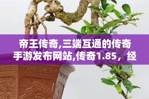 帝王传奇,三端互通的传奇手游发布网站,传奇1.85，经典重现，永恒的传奇之路