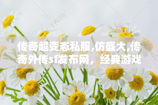 传奇超变态私服,仿盛大,传奇外传sf发布网，经典游戏传奇的延续与探索