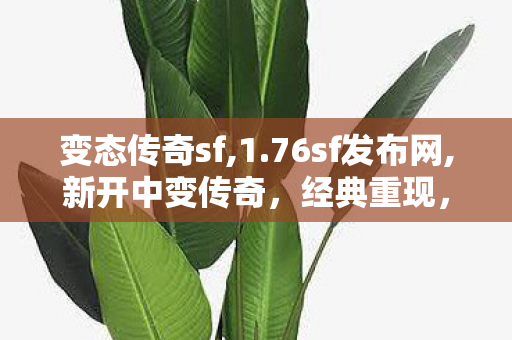 变态传奇sf,1.76sf发布网,新开中变传奇，经典重现，传奇再启