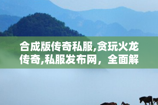 合成版传奇私服,贪玩火龙传奇,私服发布网，全面解析与详细指南