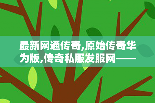 最新网通传奇,原始传奇华为版,传奇私服发服网——游戏玩家必备的私服资源平台