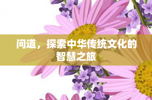 问道，探索中华传统文化的智慧之旅