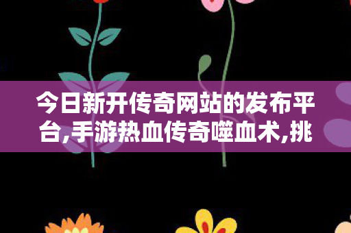 今日新开传奇网站的发布平台,手游热血传奇噬血术,挑战SF，深度解析与全面应对策略
