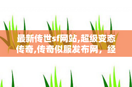 最新传世sf网站,超级变态传奇,传奇似服发布网，经典游戏体验的全新平台