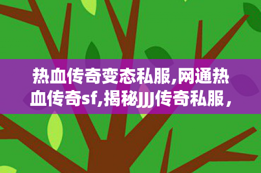 热血传奇变态私服,网通热血传奇sf,揭秘JJJ传奇私服，游戏世界中的独特魅力与潜在1
