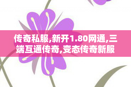 传奇私服,新开1.80网通,三端互通传奇,变态传奇新服网