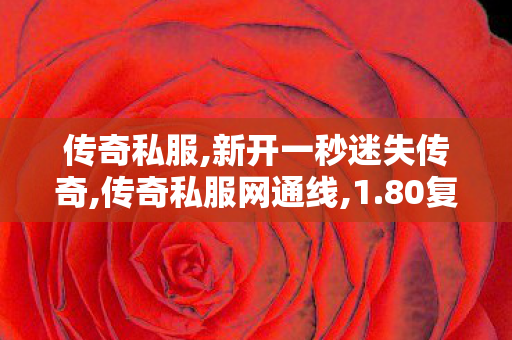 传奇私服,新开一秒迷失传奇,传奇私服网通线,1.80复古传奇发布,传奇私服网通线