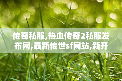传奇私服,热血传奇2私服发布网,最新传世sf网站,新开复古传奇,最新传世sf网站