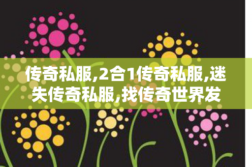 传奇私服,2合1传奇私服,迷失传奇私服,找传奇世界发布网,迷失传奇私服
