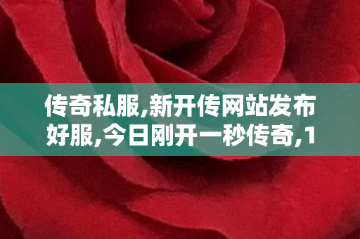传奇私服,新开传网站发布好服,今日刚开一秒传奇,1.80合击传奇私服,今日刚开一秒传奇
