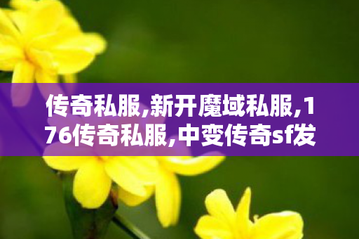 传奇私服,新开魔域私服,176传奇私服,中变传奇sf发布网,176传奇私服