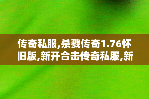 传奇私服,杀戮传奇1.76怀旧版,新开合击传奇私服,新开1.80战神,新开合击传奇私服