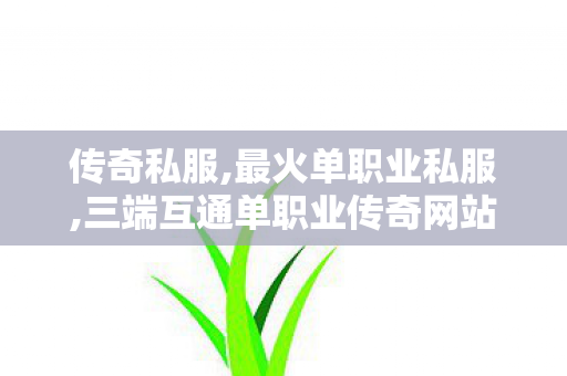 传奇私服,最火单职业私服,三端互通单职业传奇网站,盛大传奇私服,三端互通单职业传奇网站