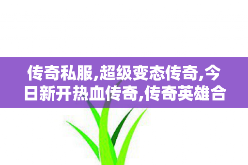 传奇私服,超级变态传奇,今日新开热血传奇,传奇英雄合击私服,今日新开热血传奇