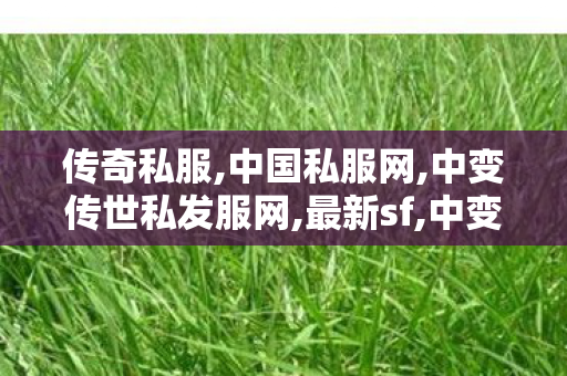 传奇私服,中国私服网,中变传世私发服网,最新sf,中变传世私发服网
