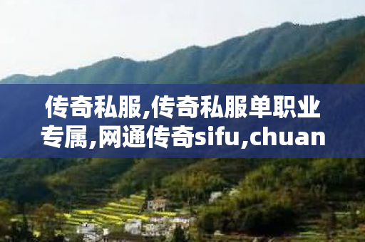 传奇私服,传奇私服单职业专属,网通传奇sifu,chuanshisifu,网通传奇sifu
