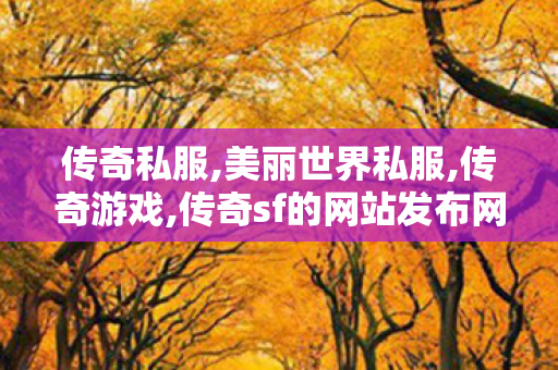 传奇私服,美丽世界私服,传奇游戏,传奇sf的网站发布网,传奇游戏