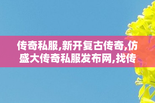 传奇私服,新开复古传奇,仿盛大传奇私服发布网,找传奇世界私服网站,仿盛大传奇私服发布网
