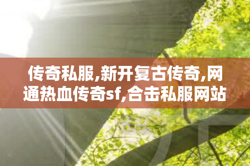 传奇私服,新开复古传奇,网通热血传奇sf,合击私服网站,网通热血传奇sf