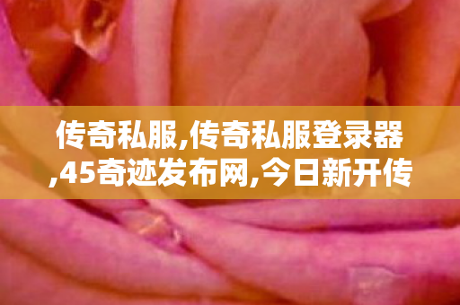 传奇私服,传奇私服登录器,45奇迹发布网,今日新开传奇世界私服网站,45奇迹发布网