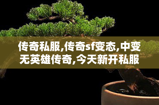 传奇私服,传奇sf变态,中变无英雄传奇,今天新开私服,中变无英雄传奇