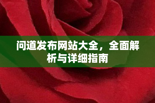 问道发布网站大全，全面解析与详细指南