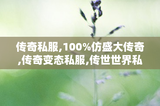 传奇私服,100%仿盛大传奇,传奇变态私服,传世世界私服,传奇变态私服