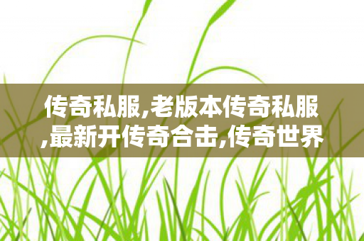 传奇私服,老版本传奇私服,最新开传奇合击,传奇世界私服微变,最新开传奇合击