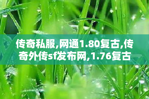 传奇私服,网通1.80复古,传奇外传sf发布网,1.76复古传奇发布网站,传奇外传sf发布网