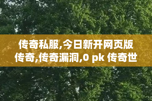 传奇私服,今日新开网页版传奇,传奇漏洞,0 pk 传奇世界私服,传奇漏洞