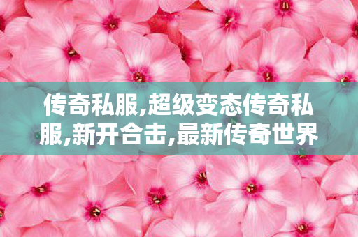 传奇私服,超级变态传奇私服,新开合击,最新传奇世界,新开合击