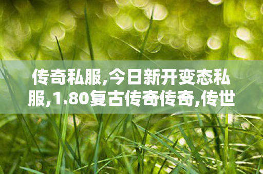 传奇私服,今日新开变态私服,1.80复古传奇传奇,传世oool,1.80复古传奇传奇