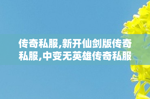 传奇私服,新开仙剑版传奇私服,中变无英雄传奇私服,wow私服,中变无英雄传奇私服