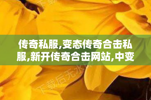 传奇私服,变态传奇合击私服,新开传奇合击网站,中变传世,新开传奇合击网站