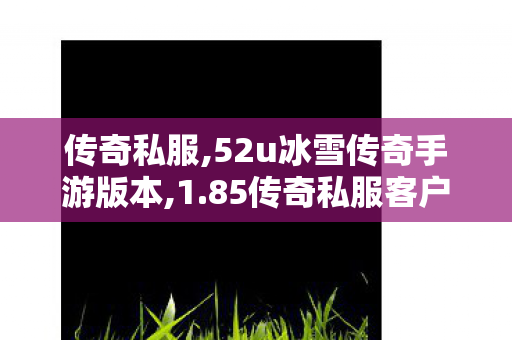 传奇私服,52u冰雪传奇手游版本,1.85传奇私服客户端,最新超变态传世私服,1.85传奇私服客户端
