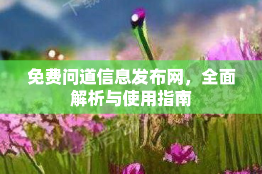 免费问道信息发布网，全面解析与使用指南