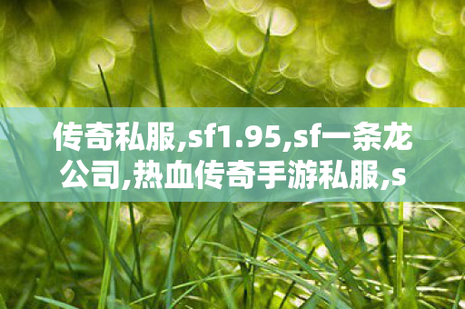 传奇私服,sf1.95,sf一条龙公司,热血传奇手游私服,sf一条龙公司