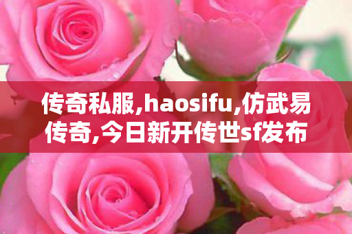 传奇私服,haosifu,仿武易传奇,今日新开传世sf发布网,仿武易传奇