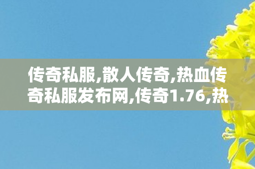 传奇私服,散人传奇,热血传奇私服发布网,传奇1.76,热血传奇私服发布网