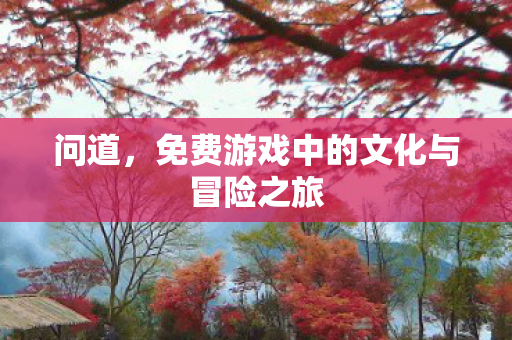 问道，免费游戏中的文化与冒险之旅