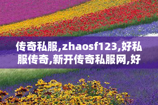 传奇私服,zhaosf123,好私服传奇,新开传奇私服网,好私服传奇