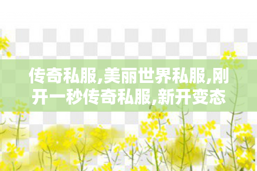 传奇私服,美丽世界私服,刚开一秒传奇私服,新开变态传世,刚开一秒传奇私服